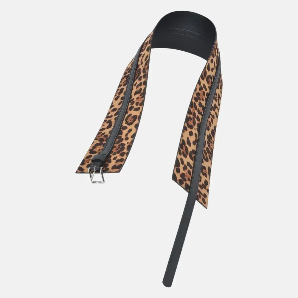 Wild Elegance Leopard Waist Belt